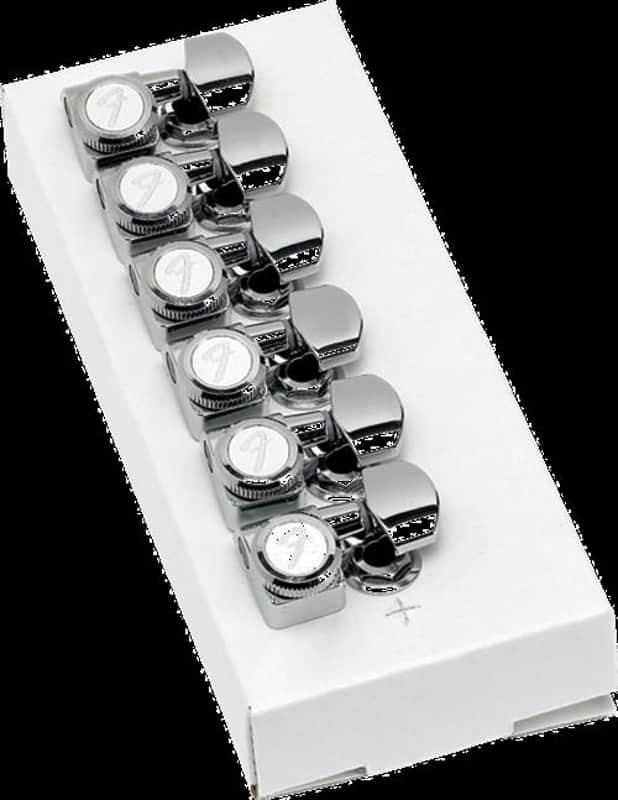Fender Locking Stratocaster/Telecaster Tuning Machines (Polished Chrome) (6) image 1