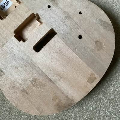 Unfinished DIY Double Cutaway Guitar Basswood Body image 11