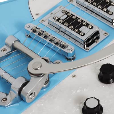 Schecter Ultra-III Electric Guitar. Vintage Blue (VBLU) image 4