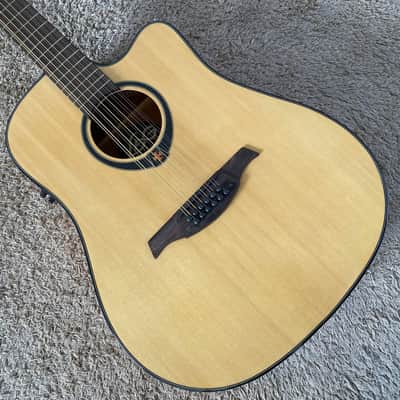 LAG 12 String Acoustic Electric Guitar, Spruce Top Body, Mahogany Neck, Rosewood Fingerboard image 22