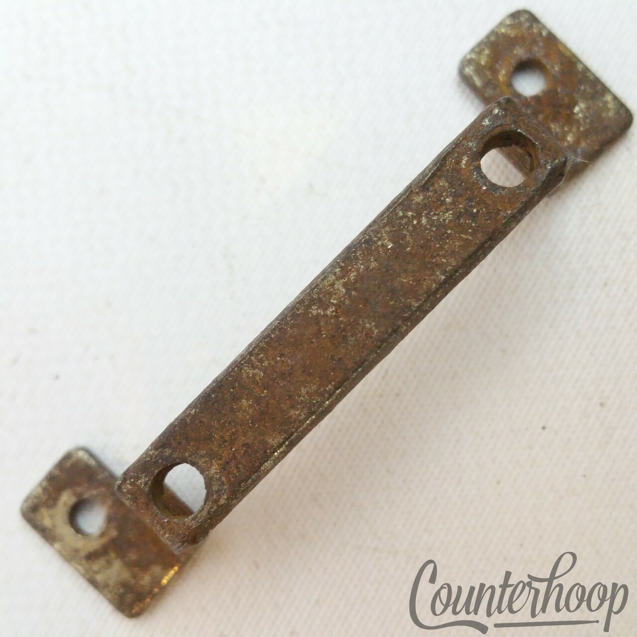 Ludwig Snare Drum Butt Plate Nickel Plating Vintage 10s Shell Part USA — main photograph