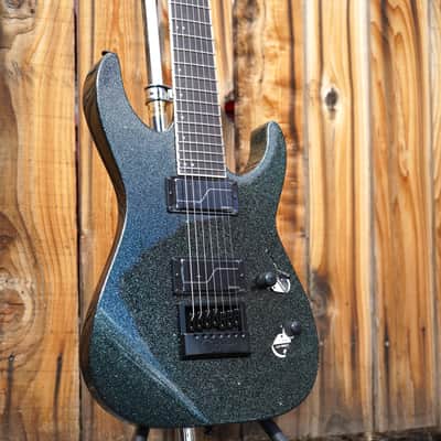 ESP LTD DELUXE M-1007B Granite Sparkle 7-String 27" Baritone Guitar (2025) image 7