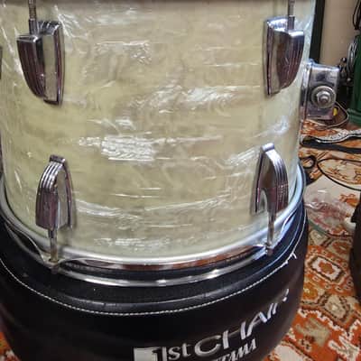 Ludwig  Rack Tom 14x10 Players  1970s  - White Marine Pearl image 3