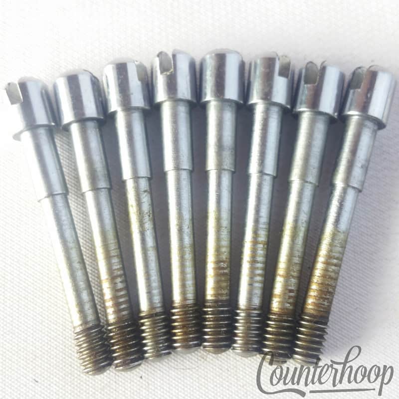 Premier 8x 1 5/8"Slotted Tension T-Rods Snare/Floor Tom Drum Elite Vintage60s UK image 1