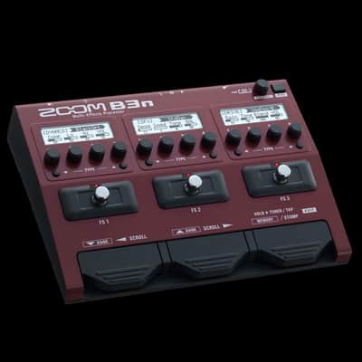 Zoom B3N Multi-Effects Bass Processor 2010s - Red image 2