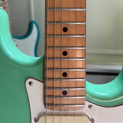 Fender Stratocaster Plus Maple Fretboard 1988 Surf Green E4 Serial Number image 7