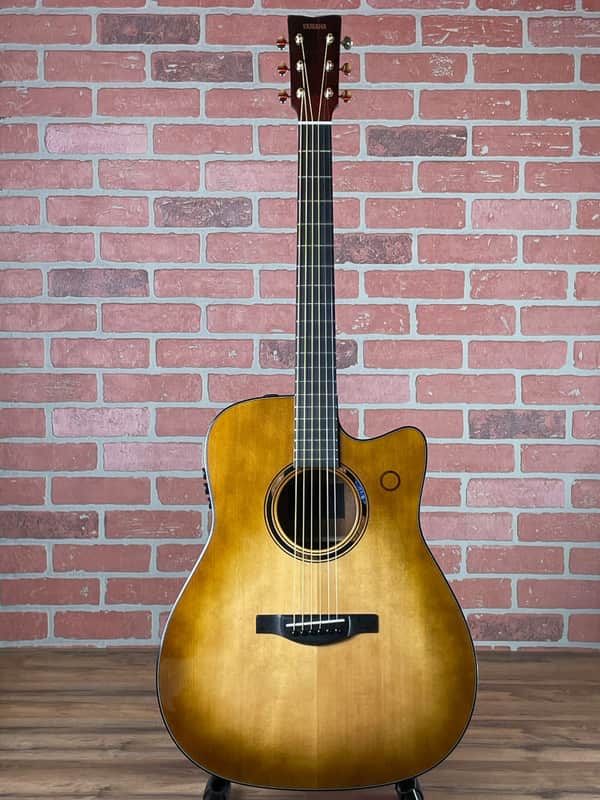 Yamaha TAG3 C TransAcoustic Dreadnought Acoustic-electric Guitar - Sand Burst image 1
