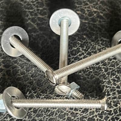Set of 4x modern Vox AC30 AC50 etc handle Mounting bolts / nuts image 2