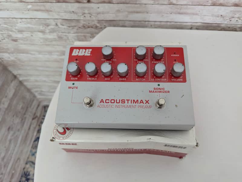 BBE Acoustimax Sonic Maximizer Instrument Preamp Pedal | Reverb