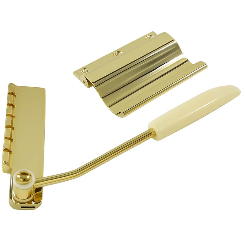 Advanced Plating Short Spring Tremolo (14°) for Gibson Maestro Vibrola, GOLD image 1