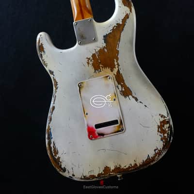 Fender Stratocaster Olympic White Heavy Aged Relic image 12