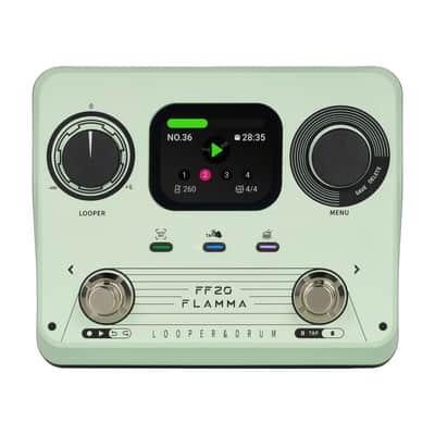 FLAMMA FF20 Stereo Dual Footswitch Looper Drum Machine Pedal,Price include the import duty to USA image 1