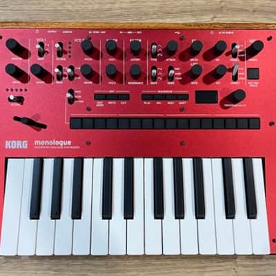 Korg Monologue-RD Analog Monophonic Synthesizer (Red) Open-Box NOS