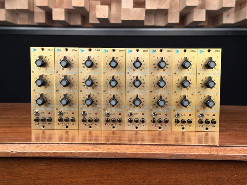 API 550A Anniversary Edition. Saul Walker. 8 500 Series Modules. MINT! image 1