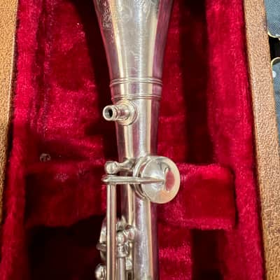 H.Bettoney "Silva Bet" Metal Clarinet 1930-40 - Silver image 2