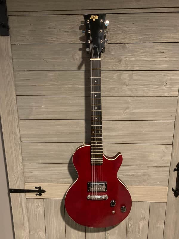 Hondo II Les Paul Jr. 70s Wine red image 1