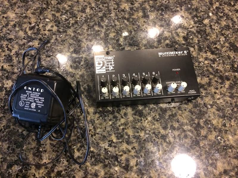 Midiman Multi Mixer 6 Rare Black image 1