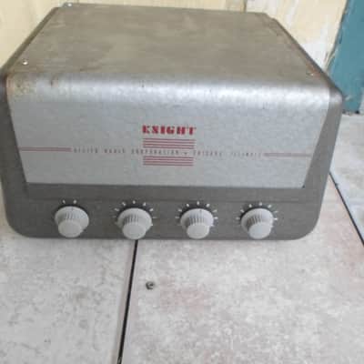 Knight Rare Vintage 1955 Dual 6L6 Tube PA Amplifier Serviced image 1