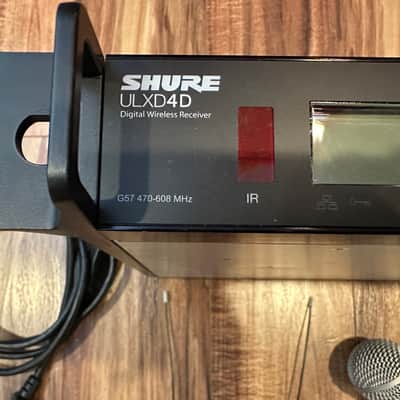 Shure ULXD4D G57 Dual Wireless Receiver + 2 ULXD1 Bodypacks + 2 ULXD2 Handhelds (470-608 MHz) image 2