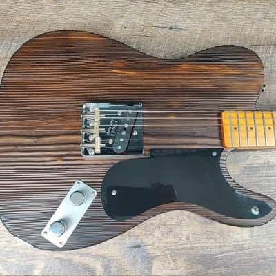 MyDream Partcaster Custom Built -Torch-burned Snake Head 1949 Proto image 2