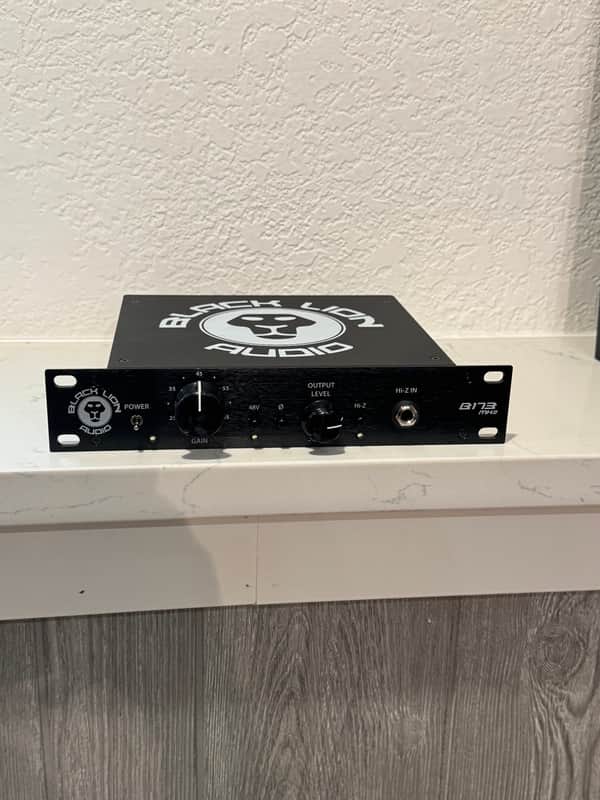 Black Lion Audio B173 MKII Microphone Preamp 2020 - Black image 1