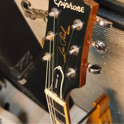 Epiphone Elite Les Paul Standard Plus Tobacco Sunburst Japan (Terada) 2002 image 6