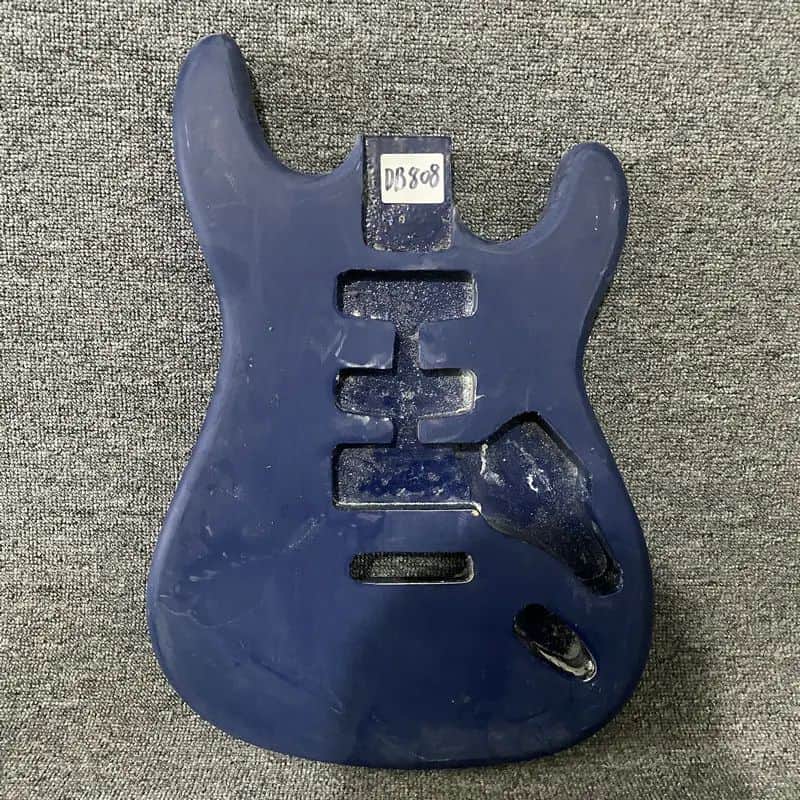 HSS Dark Blue Guitar Strat Style Basswood Body image 1