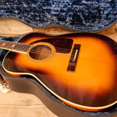 Epiphone FT-75  Seventy Five 1944 Sunburst Jumbo Flat-Top image 4