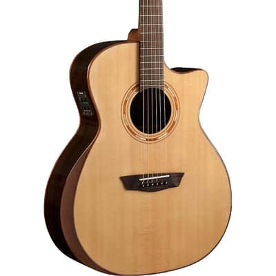 Washburn WCG20SCE Comfort Series Grand Auditorium Acoustic-Electric Guitar image 7