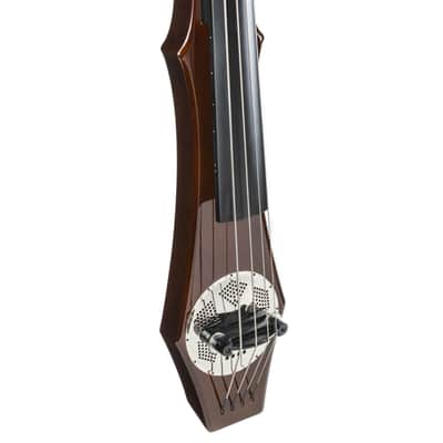 Fame UB-3 Electric Upright Bass Dark Brown - Electric Double Bass image 8