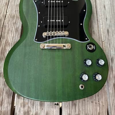 Epiphone SG Classic Worn P90 2020 - Present - Worn Inverness Green electric guitar satin Vintage style image 5