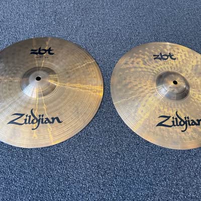 Zildjian 14" ZBT Hi-Hat Cymbals (Pair) 1998 - 2004 - Traditional image 1