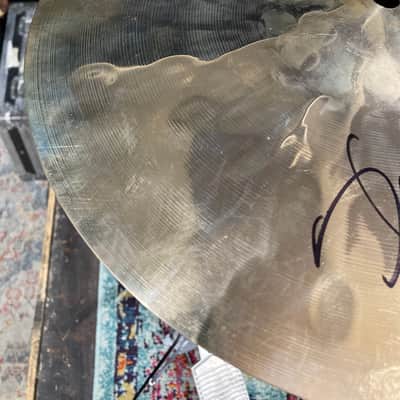 David Garibaldi's Tower of Power, Sabian 13" HHX Stage Hi-Hats Pair, 870g, 1306g 2000's - Brilliant, AUTOGRAPHED!! image 5