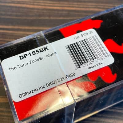 DiMarzio DP155BK The Tone Zone Humbucker + Black + NEW image 3