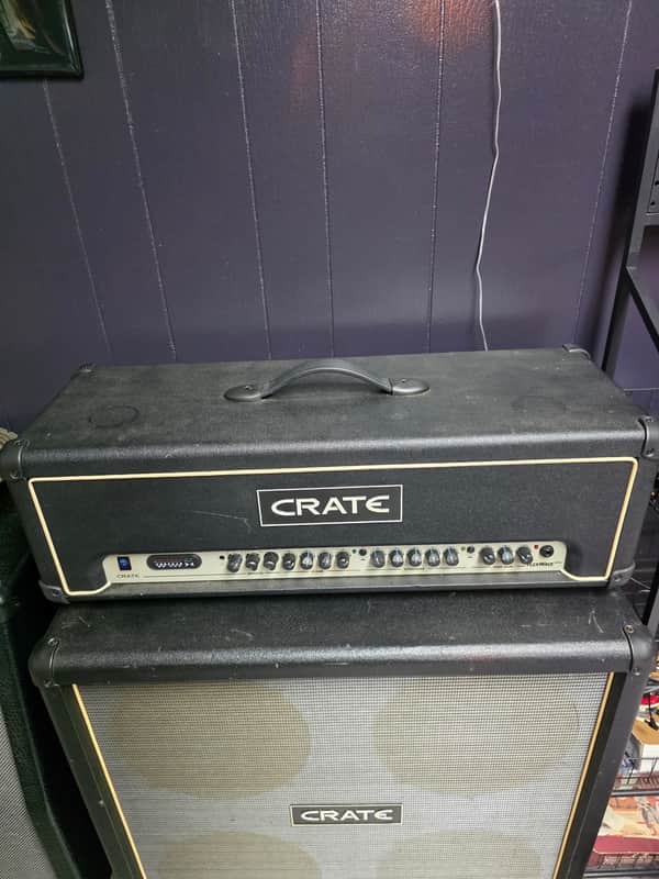Crate FlexWave Model FW120H 120-Watt Guitar Amp Head with DSP and Channel Tracking 2000s - Black image 1