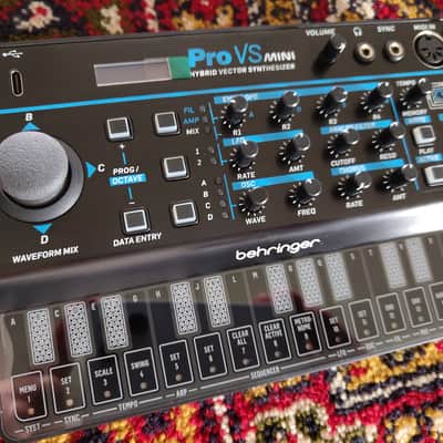 NEW Behringer Pro VS Mini 4-Voice Hybrid Vector Synthesizer 2023 - Present - Black image 4