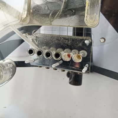 Barclay Acrylic Strat-Style Guitar w/ Transparent Acrylic Headstock – Rare (1990s–2000s) image 14