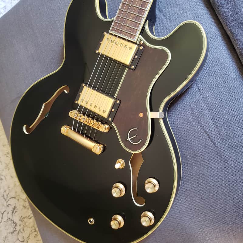 Epiphone Sheraton II Pro [All Black /ES-335] | Serial No. 21051527187 image 1
