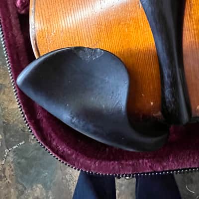 Unbranded German made 4/4 full size violin 20th century - Natural image 10