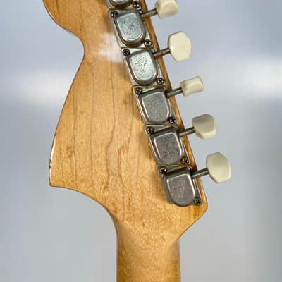 Fender Mustang Guitar with Rosewood Fretboard 1969 - 1973 - Competition Red image 9