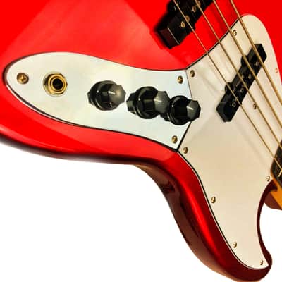 Tokai TJB Jazz Sound Bass Guitar Candy Apple Red 16070169 New image 3