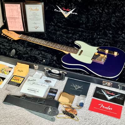 Fender CS "Wildwood 10" Telecaster Custom - Purple Sparkle with Josefina Pickups & John English Neck Profile image 3