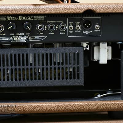Mesa Boogie Mark V: 35 Amp Head, Matching 1x12 Widebody Cabinet - Cocoa with Wicker Grill image 9