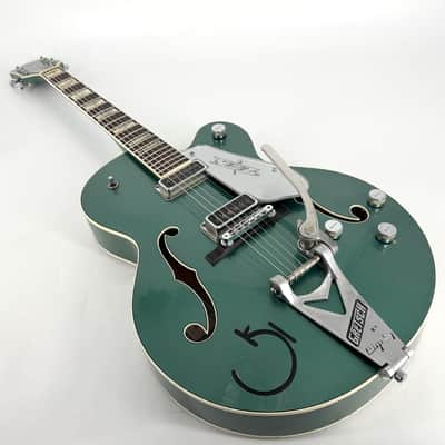 2021 Gretsch Custom Shop G6120 Masterbuilt Stephen Stern - Aged Sherwood Green Metallic - Trades image 13