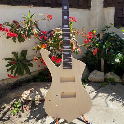 DIY Lefty Iceman Style Bass Guitar Kit Unfinished image 5