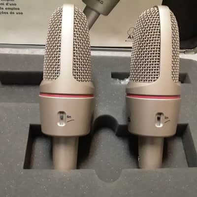 Pair of Akg Studio Condenser Mic's + Shockmounts, Cables & Locking Case (*Great for Drum Overheads*) image 11