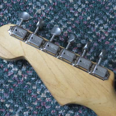 1958 Fender Stratocaster Body-Only Refin Black! w/OHSC&original bill of sale image 6
