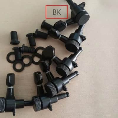 Schecter Black 6 Inline Locking Tuners Machine Heads Pegs For Schecter Guitars image 1
