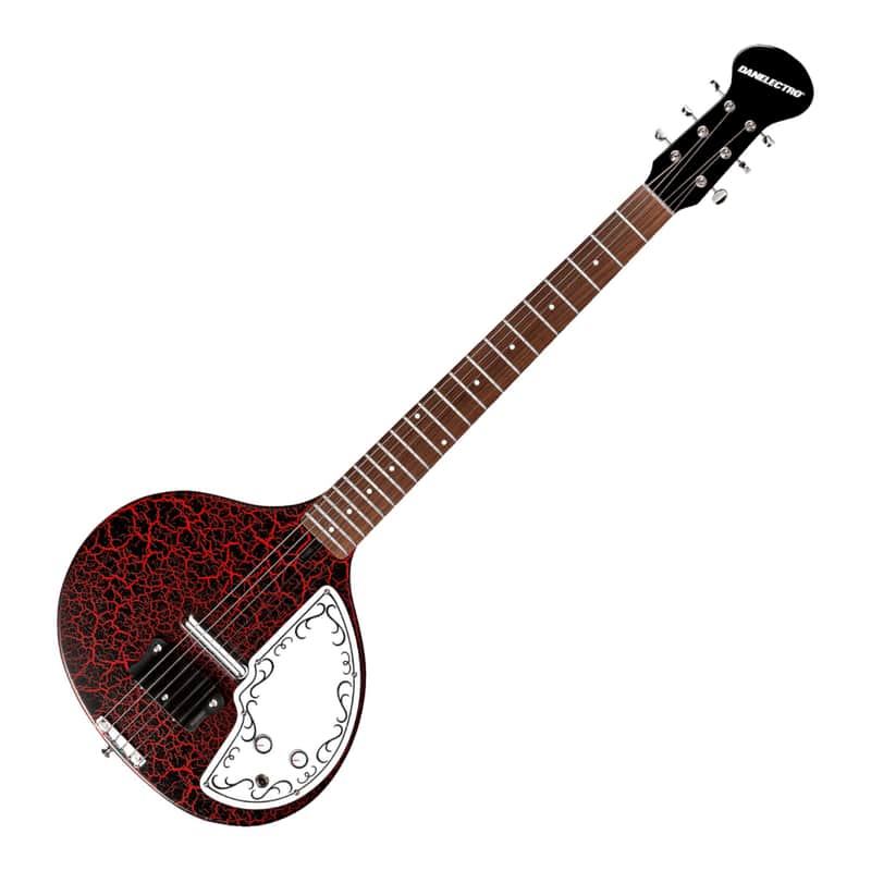 Danelectro Baby Sitar - Red Crackle Bild 1