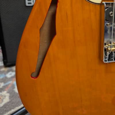 G&L Tribute Series ASAT Classic Bluesboy Semi-Hollow with Maple Fretboard 2026 - Clear Orange image 5